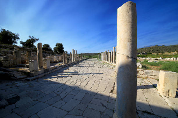 istock Harbor Street in Patara Ancient city. 1396238861