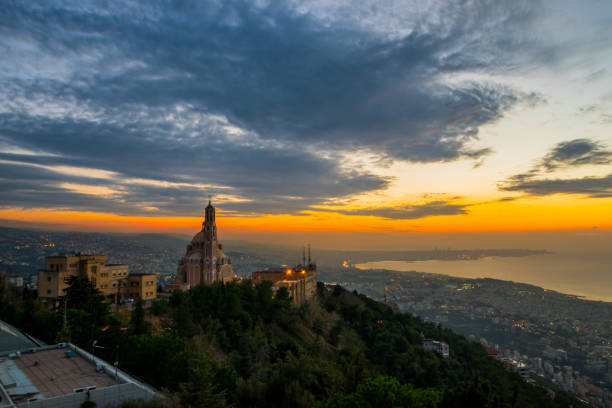 istock Large Panoramic View of Jounieh 1396244624