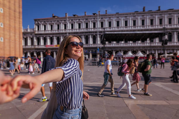 istock Follow me concept at St Marco square 1396246711