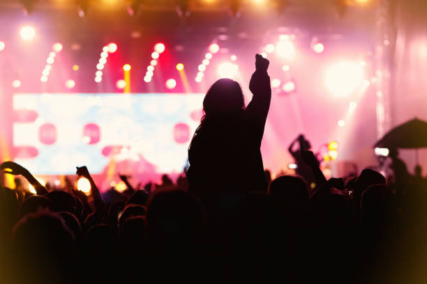 istock Raised hands of the fan during a concert. 1396249506