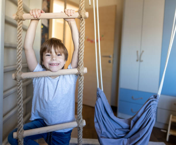 istock Boy playing in his bedroom 1396256068