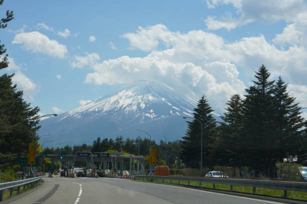 istock Bright but cloudy over Mt.Fuji 1396261734