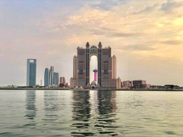 istock Abu Dhabi from the sea 1396268684
