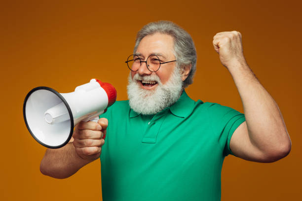 istock Portrait of an emotional old man 1396275565