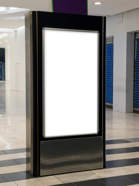 istock Empty Advertising Billboard At Shopping Mall 1396278267