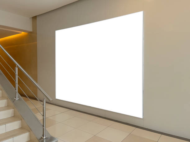 istock Blank billboard mock up on the wall at shopping mall. 1396278282