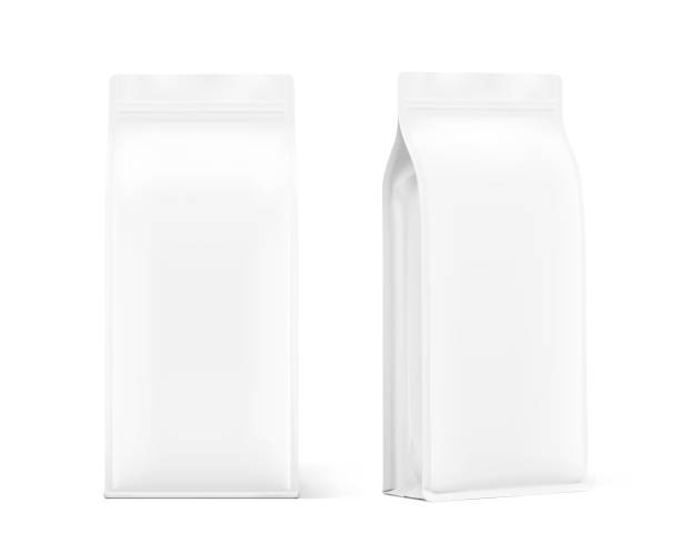 istock Realistic food bags mockup isolated on white background. 1396281293