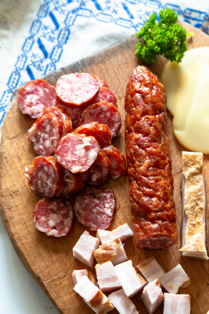 istock Traditional Romanian food with fresh meat and vegetables 1396286901