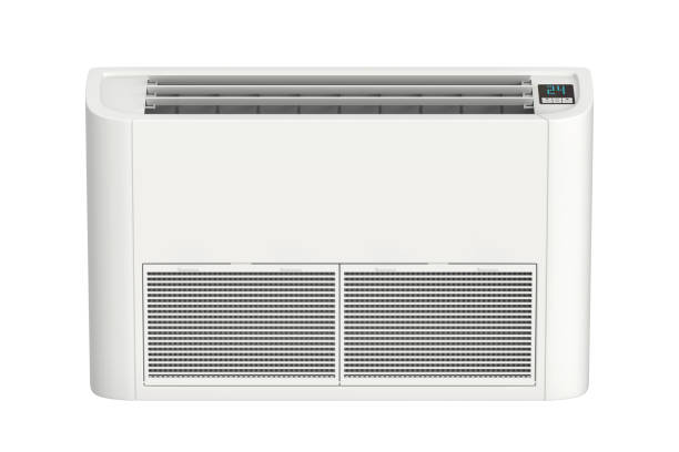 istock Front view of floor mounted air conditioner 1396289040