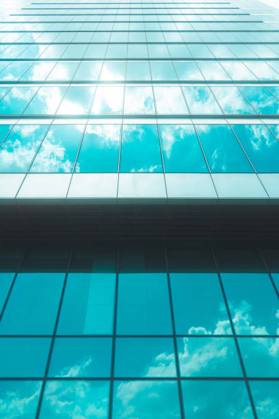istock Architecture details Modern Building Glass facade Business background 1396291962