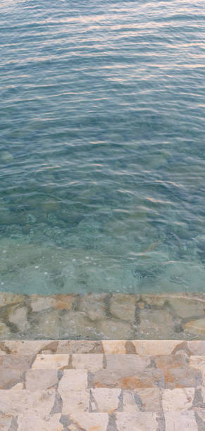 istock Mediterranean blue coast line, beach with rocks and stone. 1396304978
