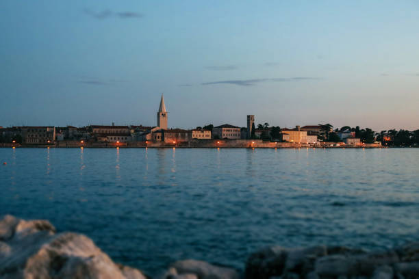 istock Sideview of the old city Porec 1396305011