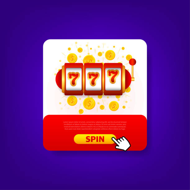istock Flat banner with 777 jackpot for concept design. 777 big win concept. Isolated vector illustration 1396307178