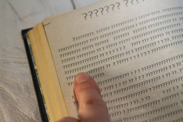 istock Read a book with incomprehensible text in an unfamiliar language 1396314953