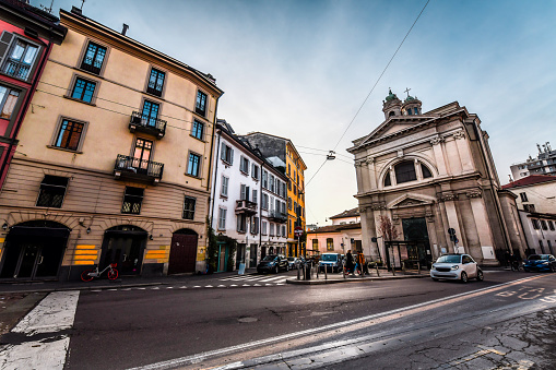 San Lorenzo Church In Milan Center, Italy