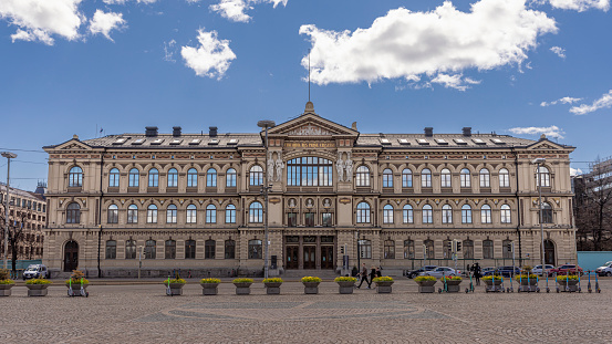 Helsinki, Finland - May 8th 2022: Ateneum Art Museum is one of three museums forming the Finnish National Gallery.