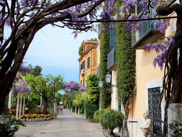 una veduta di sorrento, italia 8 - sorrento foto e immagini stock