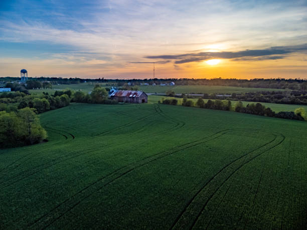 istock City infrastructure behind agriculture buildings and fields 1396333276