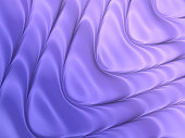 Purple Lilac Pink Ombre Shape Flowing Wave Pattern Very Peri Pearl Squiggle Futuristic Texture Color Gradient Striped Violet Blue Pale Pink Wavy Rippled Abstract Background Trendy Color of Year 2022 Modern Fractal Fine Art Digitally Generated Image