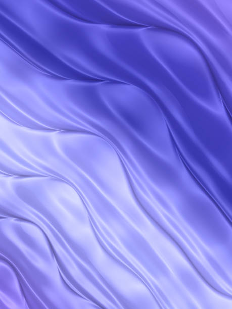 istock Blue Ombre Wave Pattern Futuristic Shape Flowing Abstract Pearl Very Peri Background Elegance Light Navy Purple Gradient Wavy Rippled Texture Trendy Color of Year 2022 Modern Fractal Fine Art Digitally Generated Image 1396335465