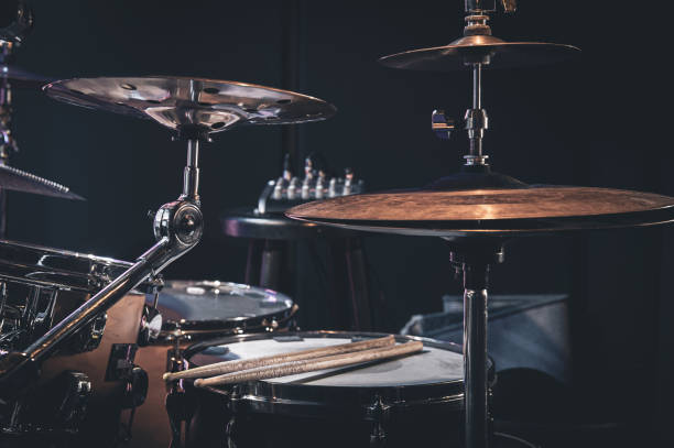 istock Close-up, part of a drum kit on a blurred background. 1396335538