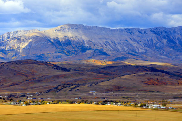 Canadian Rockies Landscape Lundbreck Alberta Canada