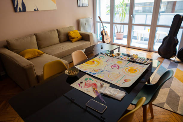 istock Apartment of an artist 1396346290