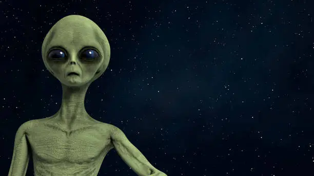 Photo of Worried Alien looking at the camera