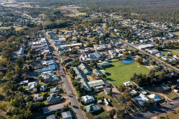 Town of  Warialda , Australia stock photo