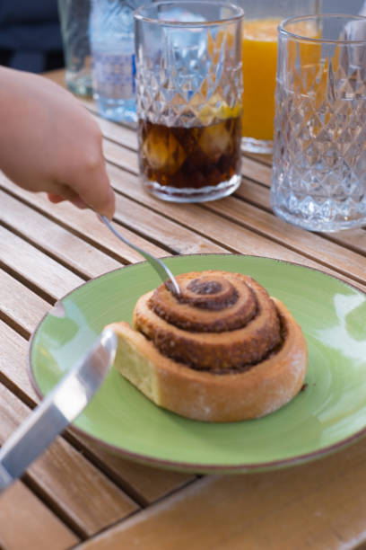 istock cinnamon roll on a plate. Tenerife, Canary Islands, Spain 1396353279