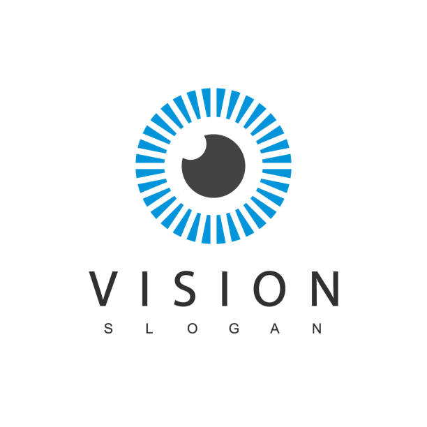 Eye Logo Design Template, Vision Logotype concept. Eye Logo Design Template, Vision Logotype concept. surveillance camera sign stock illustrations