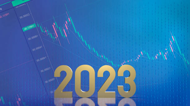 istock number 2023 gold on business background 3d rendering 1396365928