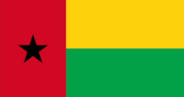 ギニアビサウフラグ - guinea bissau flag点のイラスト素材／クリップアート素材／マンガ素材／アイコン素材