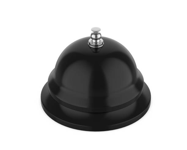 istock Blank Manual Push and Press Stainless Steel Call Bell for Table  Desk Home Office Silver. 1396373762