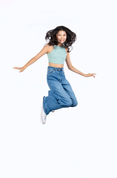 Girl with loose hair