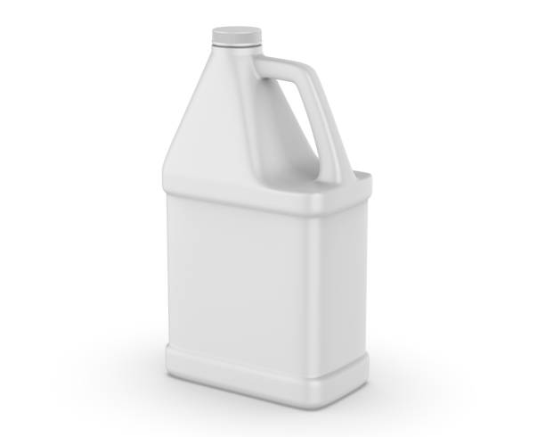 istock Blank  Plastic Jerry Can For Branding And Mock up, 3d Render Illustration. 1396383778