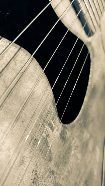 istock A picture of old guitar string in black and white filter 1396388257