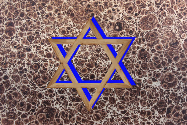 istock Star of David on a holy book binding  Judaism 1396389248