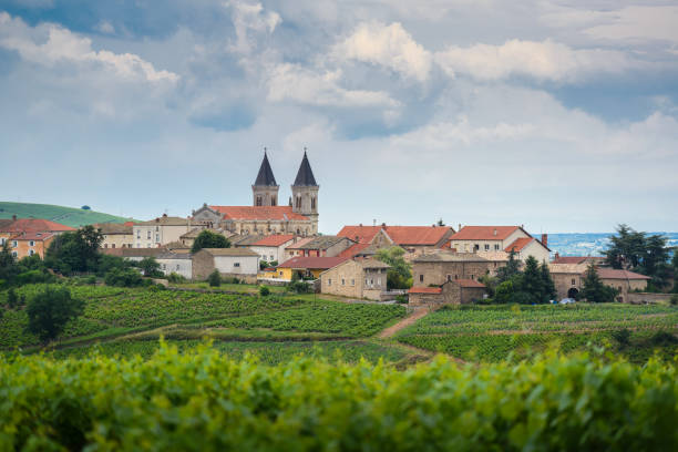 vila de regnie-durette - beaujolais - fotografias e filmes do acervo