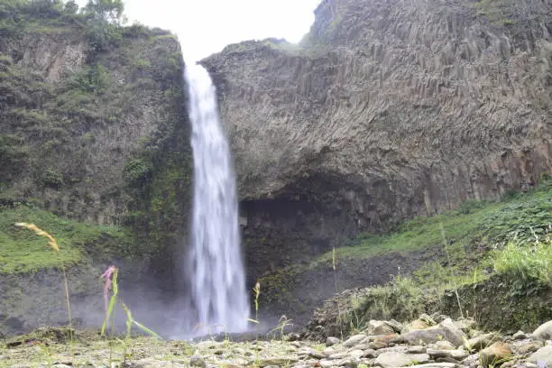 Manto de la Novia waterfall, waterfall in Banos de Agua Santa, Banos, Ecuador