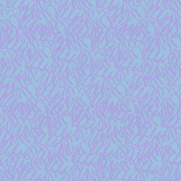 흰색 파란색 배경에 곡선이 있는 이음새가 없는 흑백 오실로그램 같은 패턴 - oscillogram stock illustrations