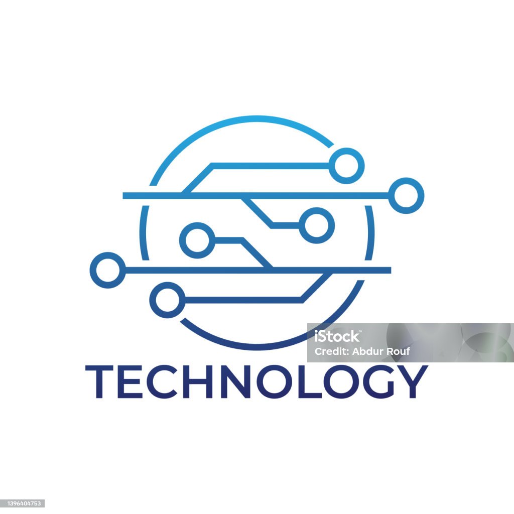 Current Technology Logo Modern Technology Logo Design Stock Illustration - Download Image Now ...