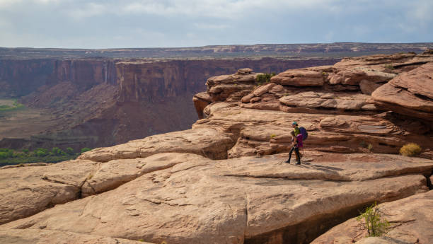 istock Hiking in Moab park, Utah 1396406055