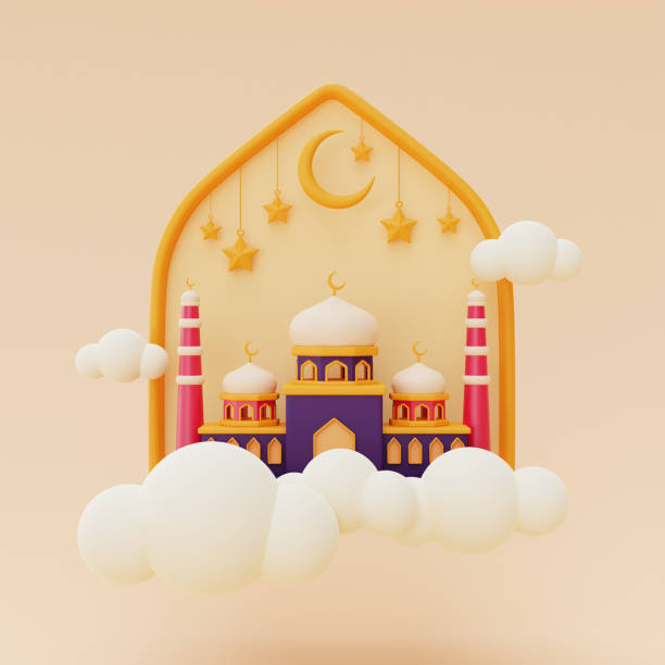 istock 3d ramadan greetings,Islamic holiday, Raya Hari, Eid al Adha, 3d rendering. 1396407858