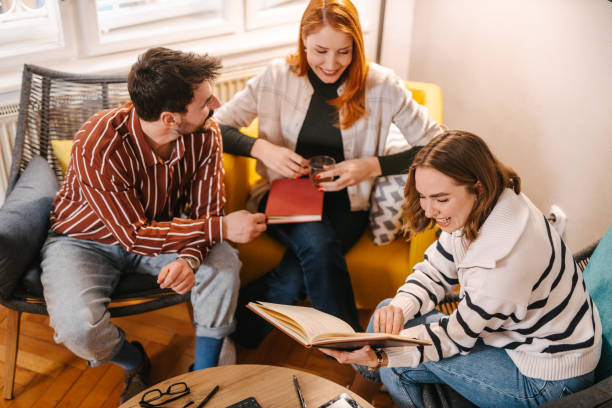 istock Coworkers laughing while in the meeting 1396413328