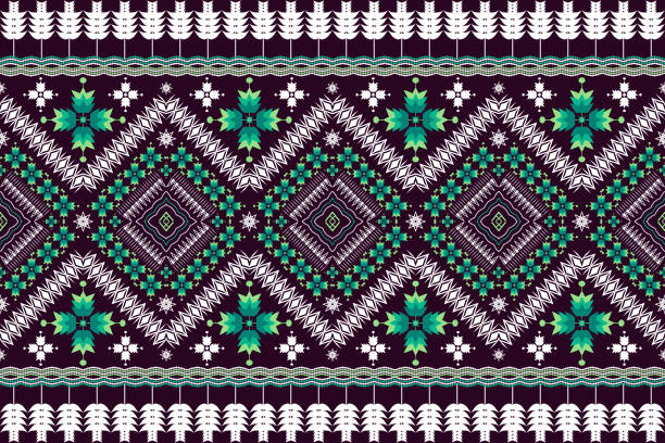 幾何学的な民族の東洋の伝統的なパターン。 - paisley textile floral pattern pattern点のイラスト素材／クリップアート素材／マンガ素材／アイコン素材