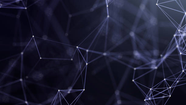 istock Science background. Abstract digital background plexus of dots and lines. Big data visualization. Network connection structure. 1396421027