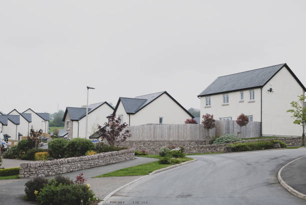 istock Cottage town in England 1396429297