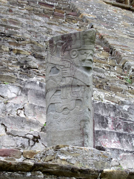 istock Stele at building 5, El Tajin archeological site, Veracruz, Mexico 1396439751