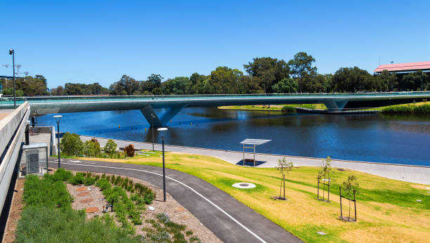 istock River Torrens and River Torrens Footbridge, North Adelaide, Australia 1396439838